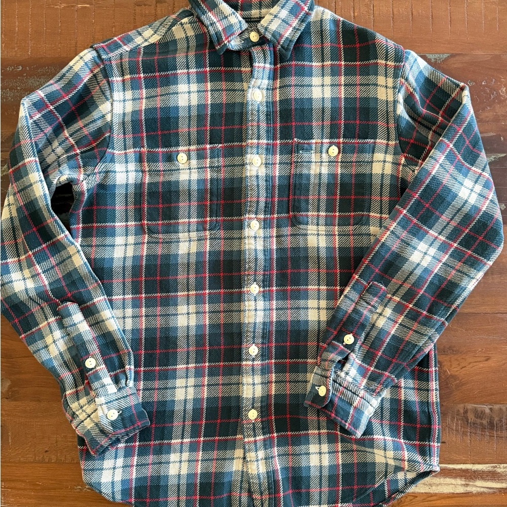 Vintage POLO COUNTRY Ralph Lauren Heavy Flannel Button Down Plaid Shirt!  M